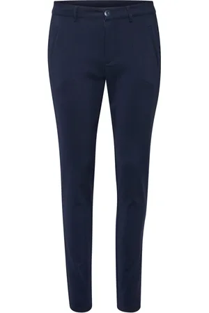 Kaffe Byxor, Dam, XL, Midnight Marine Byxor Stil Kvalitet
