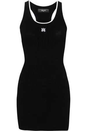 AMIRI Klänning, Dam, S, Polyester, Svart Mini Klänning