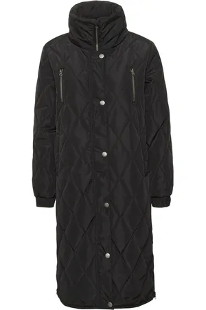 Kaffe Jacka, Dam, XS, Polyester, Quilt Jacket Svart Djup Stilfull