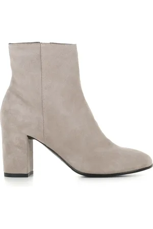 ROBERTO DEL CARLO Skor, Dam, 36 EU, Mocka, Ljusgrå Mocka Ankelboots