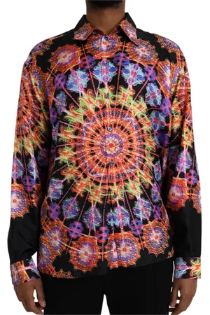 Dolce & Gabbana Skjorta, Herr, M, Luminarie Seide Casual Skjorta