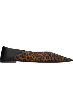 Saint Laurent Skor, Dam, 37 EU, Eleganta Ballerinaskor med Unik Stil