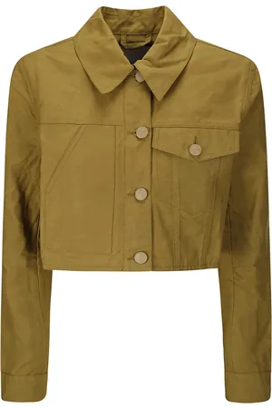 Cecilie Bahnsen Jacka, Dam, S, Ripstop Cotton Ochre Jacka