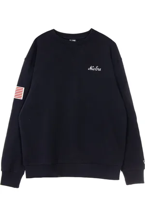 New Era Sweatshirts & Hoodies, Herr, M, Lätt Crewneck Sweatshirt Navy