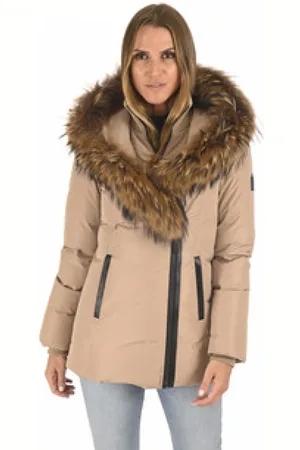 Mackage Jacka, Dam, S, Läder, Premium Kamel Dunjacka