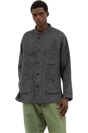 ENGINEERED GARMENTS Jacka, Herr, S, Linne, Randig Linne Skjorta med Krage