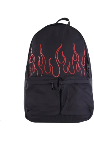 Vision Of Super Väska, Herr, ONE Size, Polyester, Flames Ryggsäck Svart/Röd