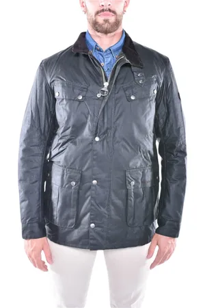 Barbour Jacka, Herr, M, Bomull, Vaxjacka med Bikerstil