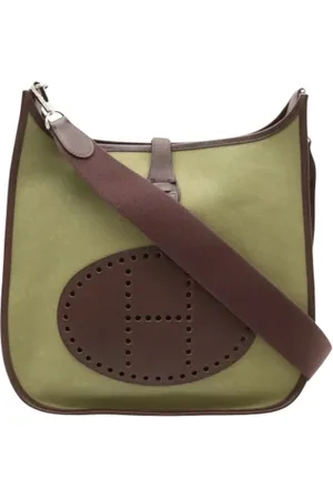 Hermès Pre-owned, Dam, ONE Size, Pre-owned Canvas axelremsvskor