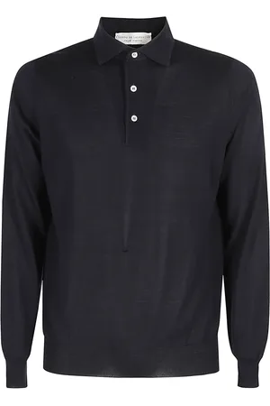 FILIPPO DE LAURENTIIS Topp, Herr, S, Långärmad Polo Skjorta