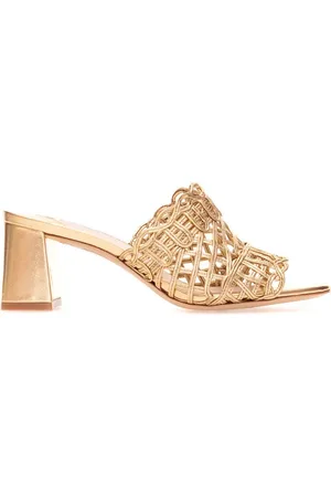 SOPHIA WEBSTER Skor, Dam, 40 EU, Gyllene Mules med Stil Fhs21017