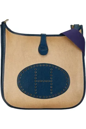 Hermès Pre-owned, Dam, ONE Size, Pre-owned Canvas axelremsvskor