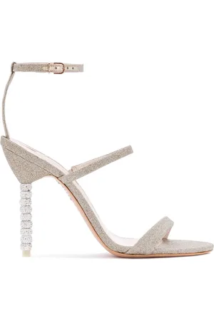SOPHIA WEBSTER Skor, Dam, 41 EU, Hampa, Champagne Glitter Sandaler