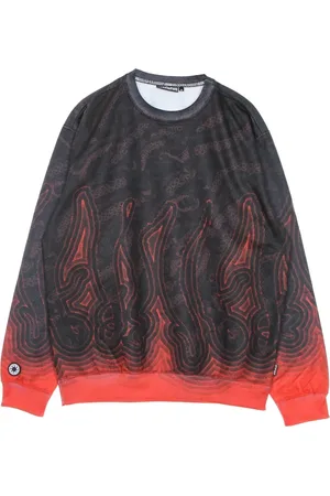 Octopus Sweatshirts & Hoodies, Herr, XS, Bomull, All Over Print Crewneck Sweatshirt