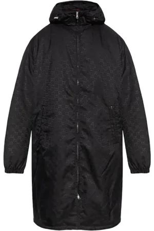 Gucci Kappa, Herr, M, Monogram Jacquard Parka med matt finish