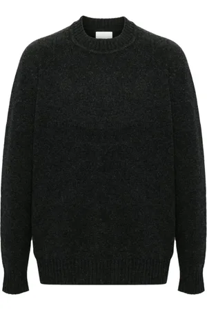Isabel Marant Stickade tröjor & koftor, Herr, L, Grå Ullstickad Tröja