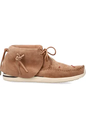 VISVIM Skor, Herr, 42 EU, Läder, Kamel Sneakers Lhamo-Folk Stil