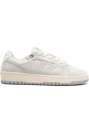 PAURA Skor, Herr, 42 EU, Läder, Vitt Läder Sneakers