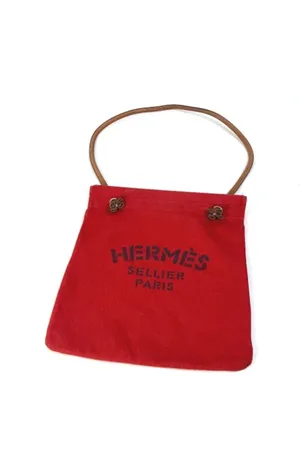 Hermès Pre-owned, Dam, ONE Size, Bomull, Pre-owned Bomull axelremsvskor
