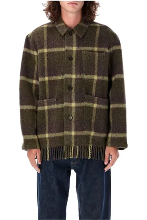 YMC YOU MUST CREATE Jacka, Herr, L, Multi Check Fringes Skjortjacka