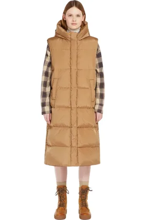 Max Mara Jacka, Dam, L, Nylon, Lång dunjacka med huva