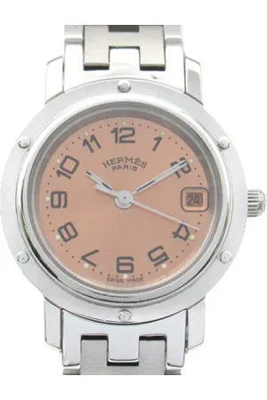 Hermès Pre-owned, Dam, ONE Size, Pre-owned Rostfritt stal klockor