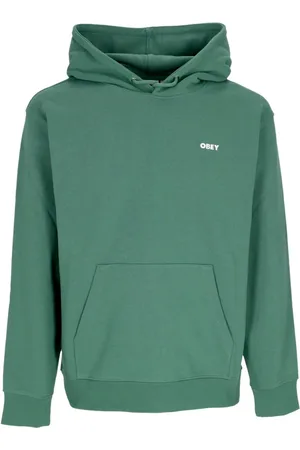 Obey Sweatshirts & Hoodies, Herr, L, Bomull, Lättvikts Palm Leaf Huva Tröja