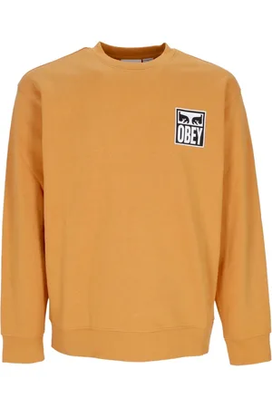 Obey Sweatshirts & Hoodies, Herr, XL, Bomull, Lätt Crewneck Sweatshirt Eyes Icon 2