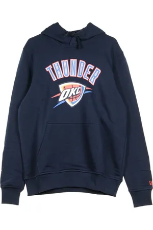 New Era Sweatshirts & Hoodies, Herr, XS, Laglogga huvtröja i Obsidian
