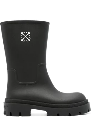 OFF-WHITE Skor, Herr, 41 EU, Svarta platta skor med pil-motiv
