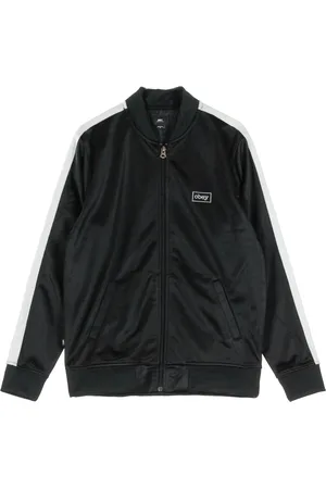Obey Sweatshirts & Hoodies, Herr, L, Svart Träningsjacka för Män