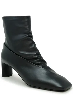 ROBERTO DEL CARLO Skor, Dam, 38 EU, Läder, Svarta läder ankelboots Fw24