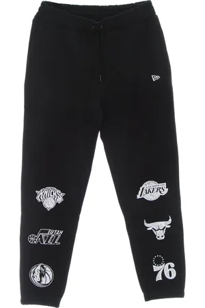 New Era Byxor, Herr, XL, Bomull, NBA Logo Sweatpants Tracksuit Svart