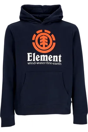 Element Sweatshirts & Hoodies, Herr, S, Bomull, Vertikal Hoodie Eclipse Navy