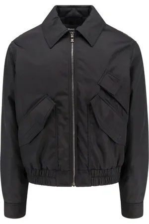 VERSACE Jacka, Herr, M, Nylon, Svart jacka med Medusa glidare