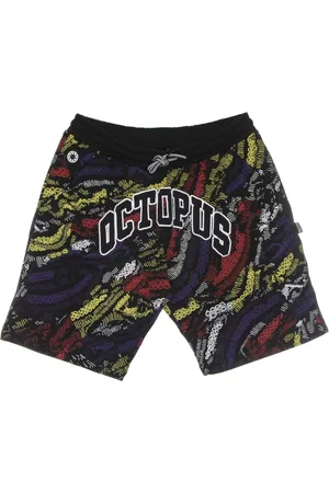 Octopus Shorts, Herr, L, Bomull, Svarta Sweatshorts med Logo