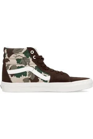 Vans Skor, Herr, 41 EU, Mocka, Camo High-Top Snörsko