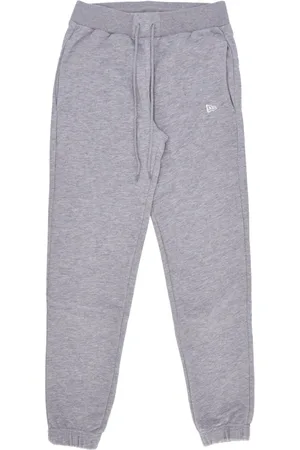 New Era Byxor, Herr, XL, Bomull, Lättvikts Jogger Tracksuit Byxor Heather Grey/Svart