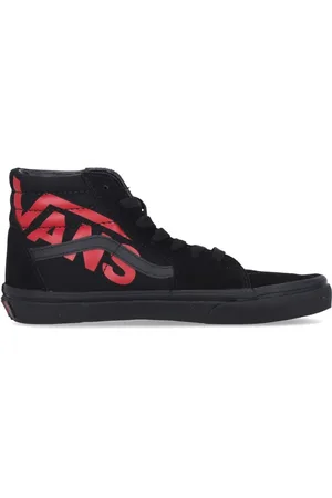 Vans Skor, Herr, 38 EU, Mocka, Hög Topp Sk8-hi Logo Skor Svart/röd