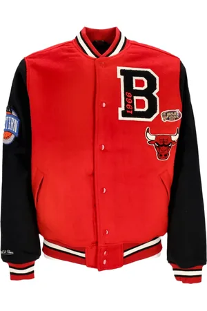 Mitchell & Ness Jacka, Herr, M, Polyester, Chicago Bulls Varsity Jacket Röd/Svart