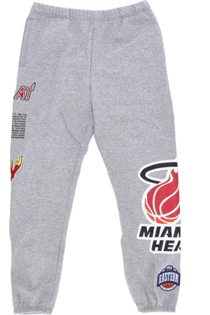 Mitchell & Ness Byxor, Herr, L, Bomull, Miami Heat Fleece Tracksuit Byxor