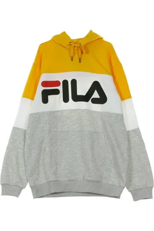 Fila Sweatshirts & Hoodies, Herr, S, Blockerad Hoodie Ljusgrå Melange