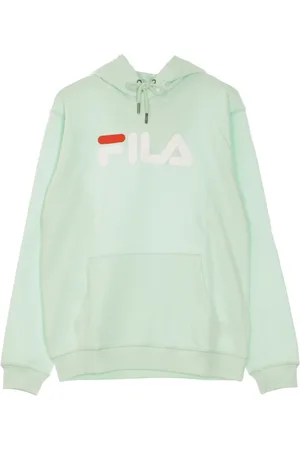 Fila Sweatshirts & Hoodies, Herr, XL, Bomull, Dusty Aqua Kangaroo Hoodie Långärmad