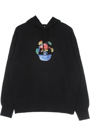 Element Sweatshirts & Hoodies, Herr, L, Bomull, Pop Shrooms Hoodie Svart