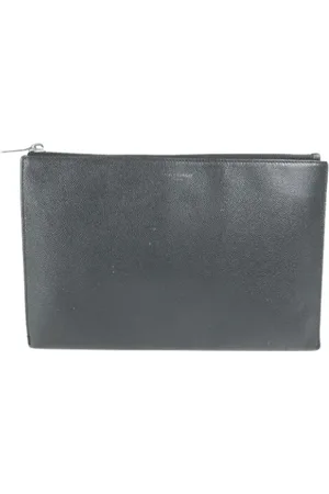 Saint Laurent Pre-owned, Dam, ONE Size, Pre-owned Laeder kuvertvskor