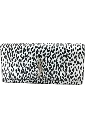 Saint Laurent Pre-owned, Dam, ONE Size, Pre-owned Laeder kuvertvskor