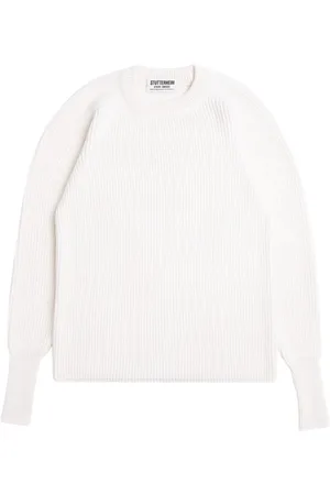 Stutterheim Stickade tröjor & koftor, Dam, XL, Merinoull Crew-neck Sweater