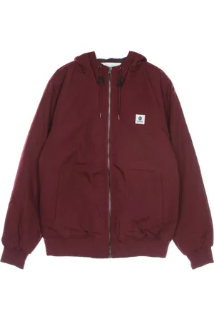 Element Sweatshirts & Hoodies, Herr, XL, Bomull, Vintage Röd Vattenavvisande Jacka