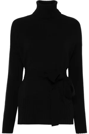 FARFETCH Stickade tröjor & koftor, Dam, M, Kashmir, Svart Ull-Kashmir Turtleneck Tröja