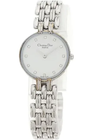 Dior Pre-owned, Dam, ONE Size, Pre-owned Rostfritt stal klockor